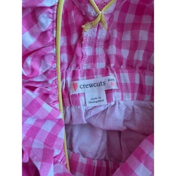 crewcuts Pink Gingham Garden Party Easter Dress - Picture 5 of 5
